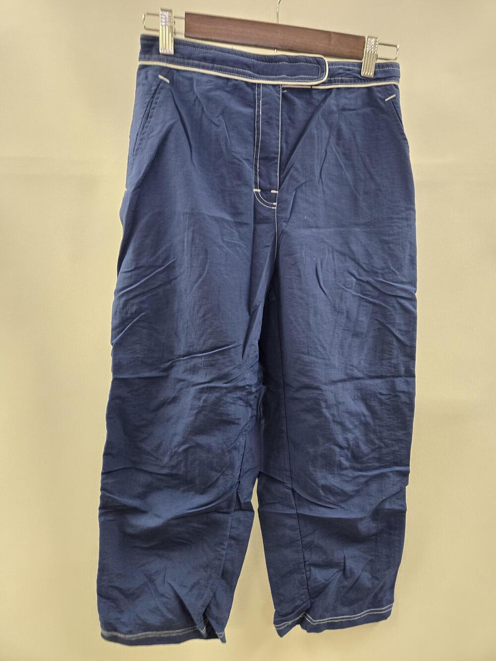 Catalina Shorts Mens Small Navy Mallard Swim Trunks Board Nylon Belted Zip